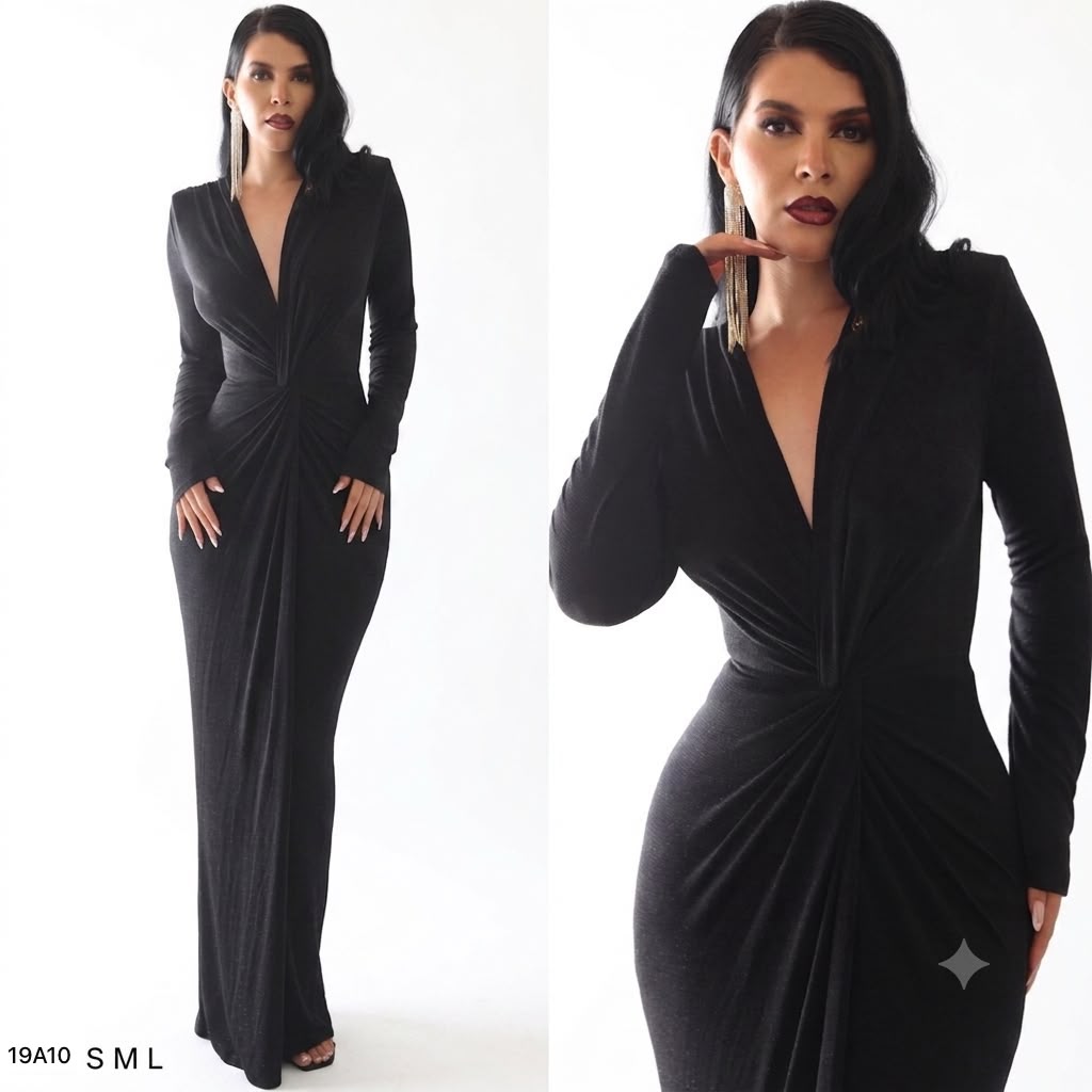 Vestido nudo cameo