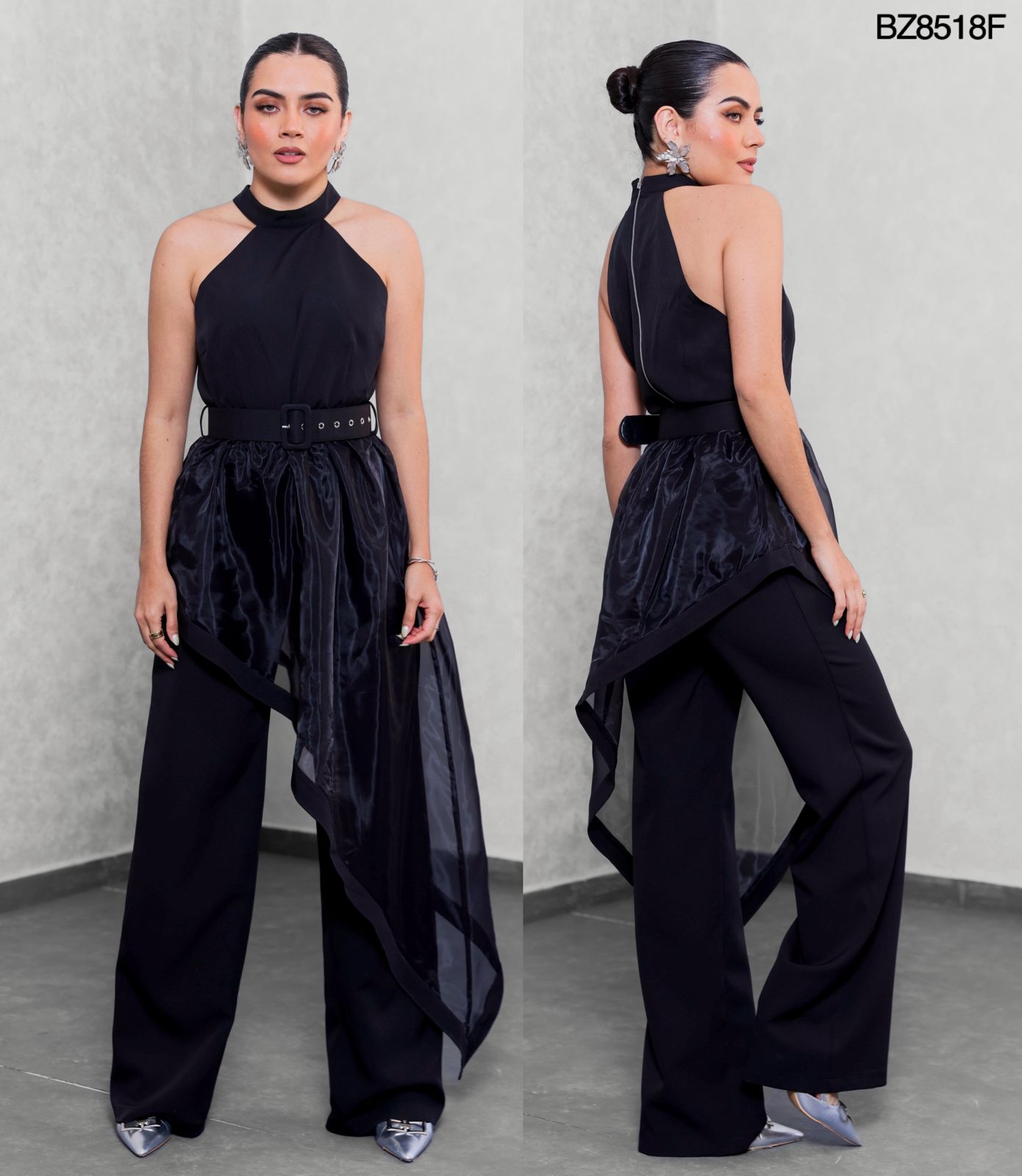 Set velo pantalón y blusa