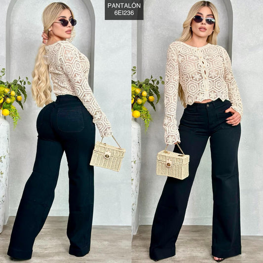 Pantalón bolsas black