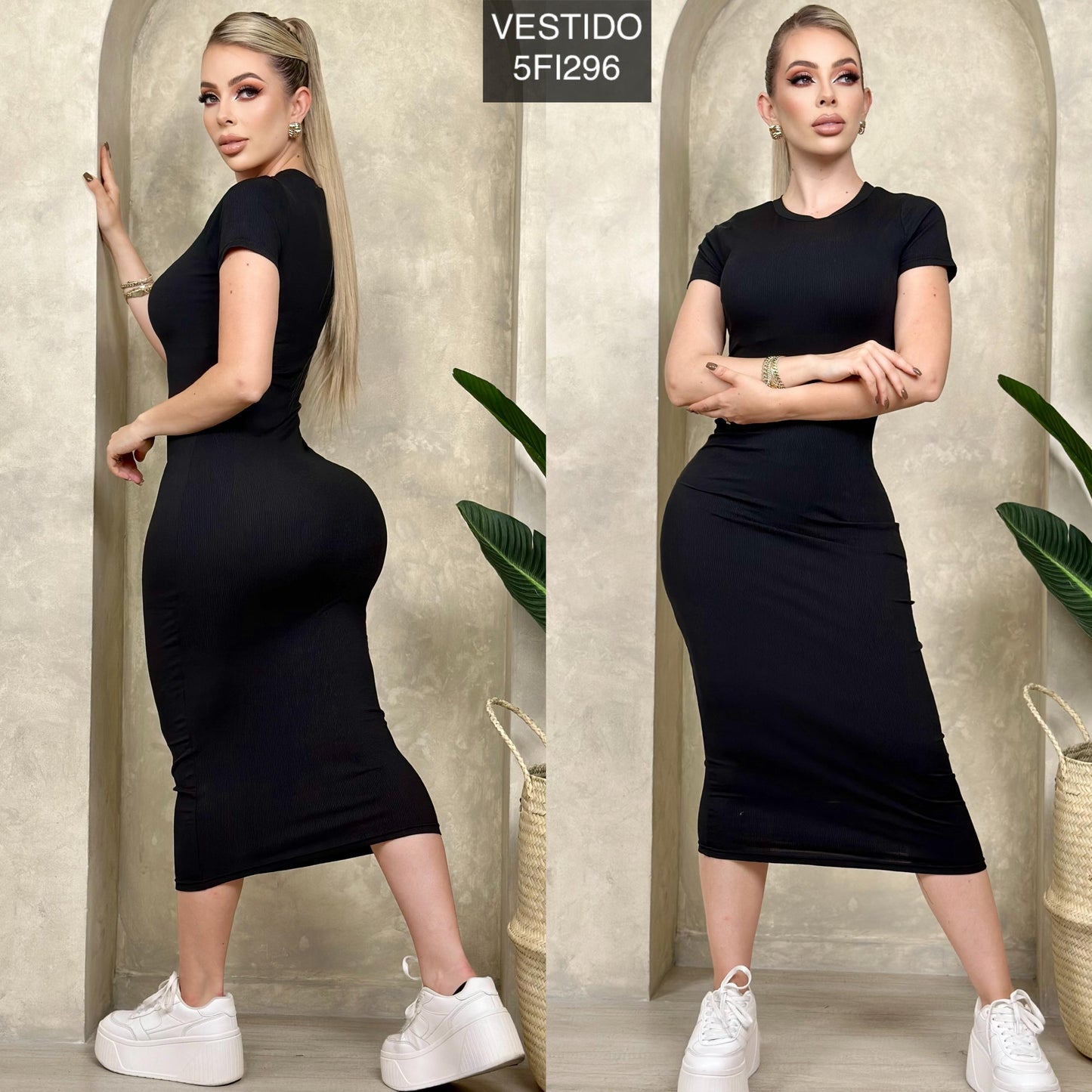 Vestido Rib