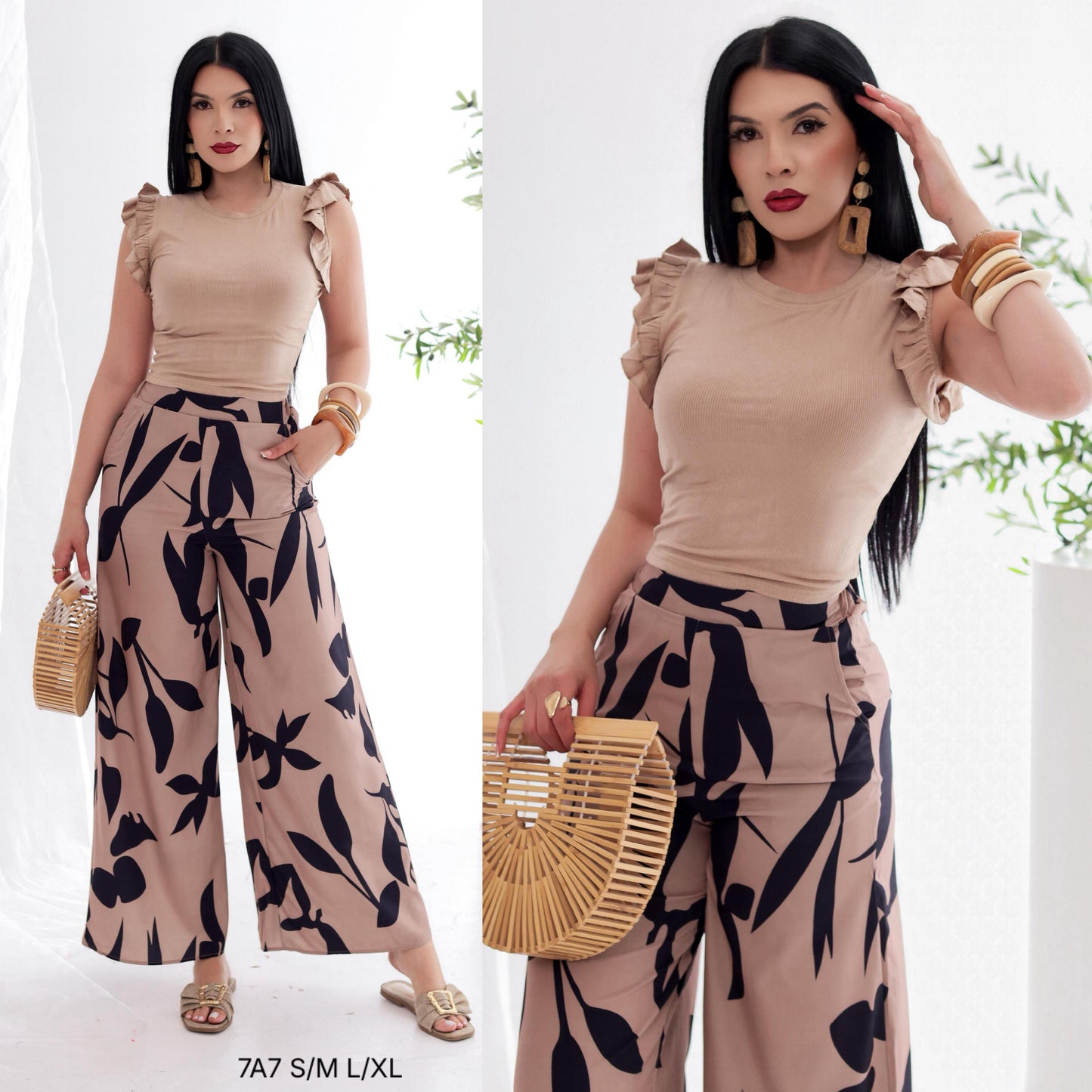 set  blusa olan y pantalon